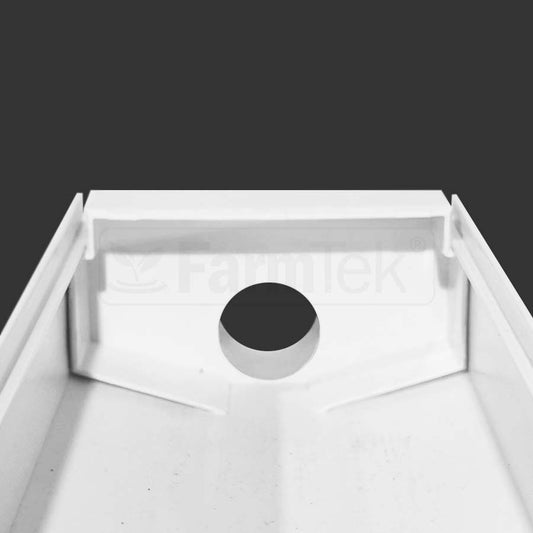 FarmTek® Hydroponic NFT Channels Outlet End Cap 100x50mm