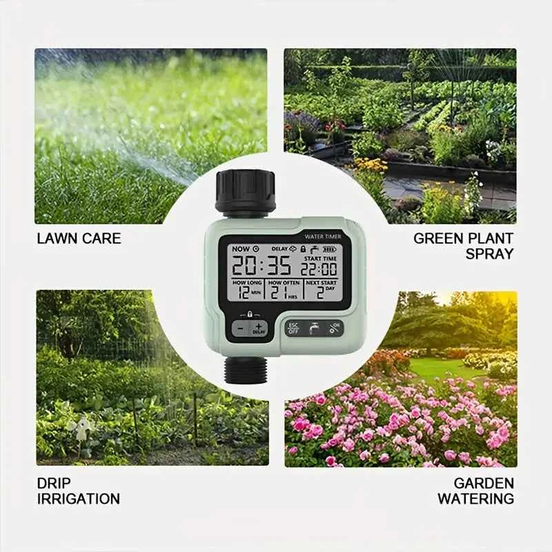 Water Timer Smart Timed Irrigator Outdoor Automatic Watering Device Irrigation Equipment - Farmtek Australia