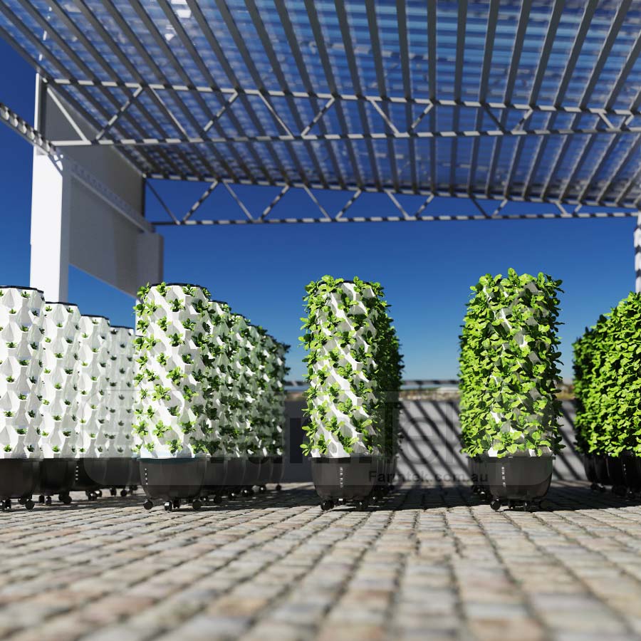 Farmtek Hydroponic Tower System Kit Vertical Farming Aeroponic Tower (HT864)