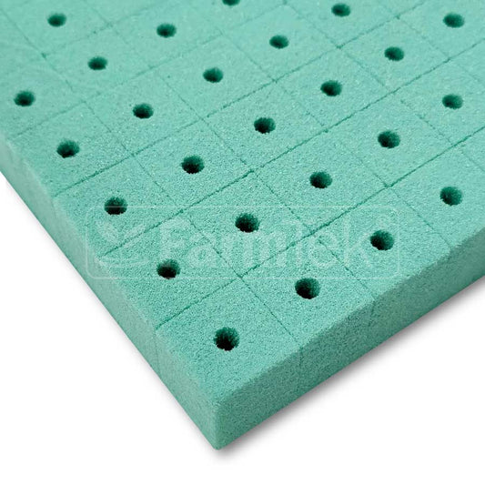 Farmtek AquaCube Seedling Plug 36x36x40mm Germination Starter Cubes (980 cubes/10 Sheets/1 Box @ $0.10/cube)
