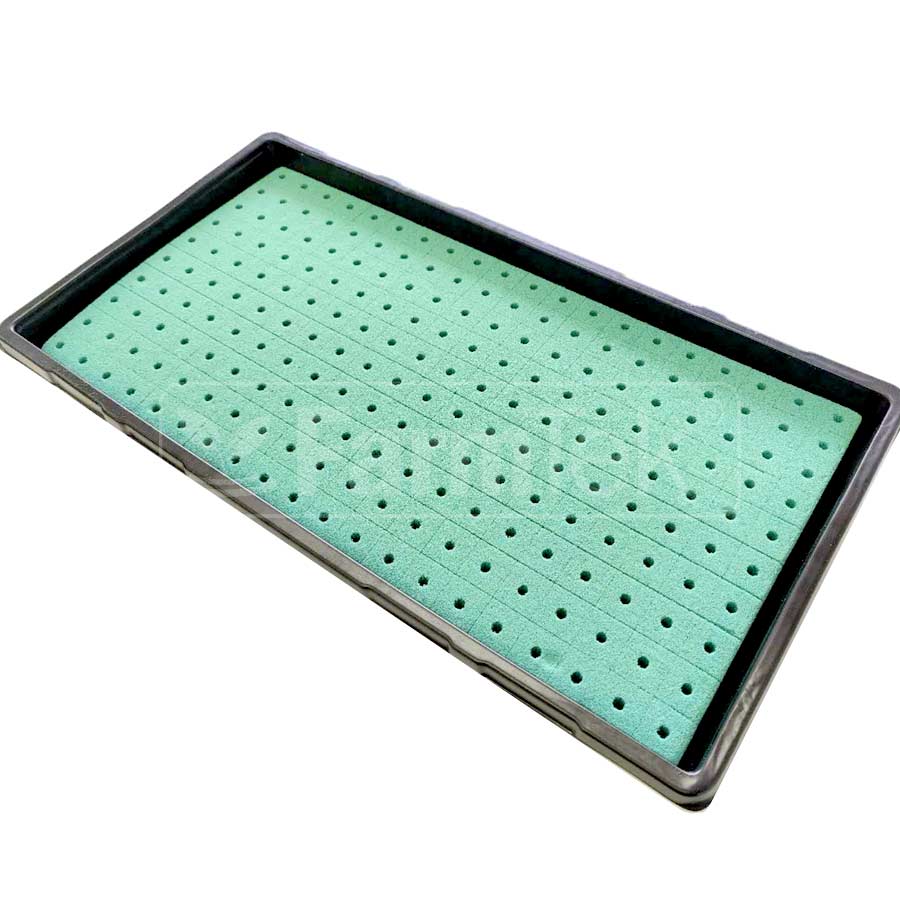 Farmtek AquaCube Seedling Plug 25x25x35mm Germination Starter Cubes (2,400 cubes/12 Sheets/1 Box @ $0.05/cube)