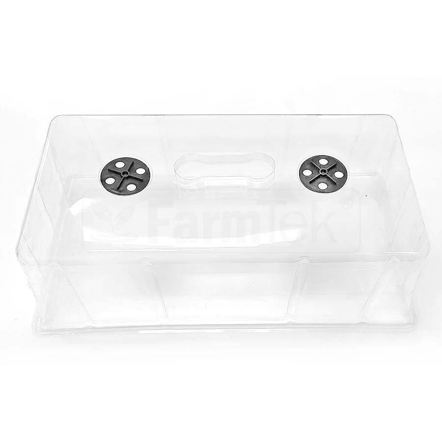 PVC Dome With Vents For Hydroponic Seedling Propagation Tray - Farmtek Australia