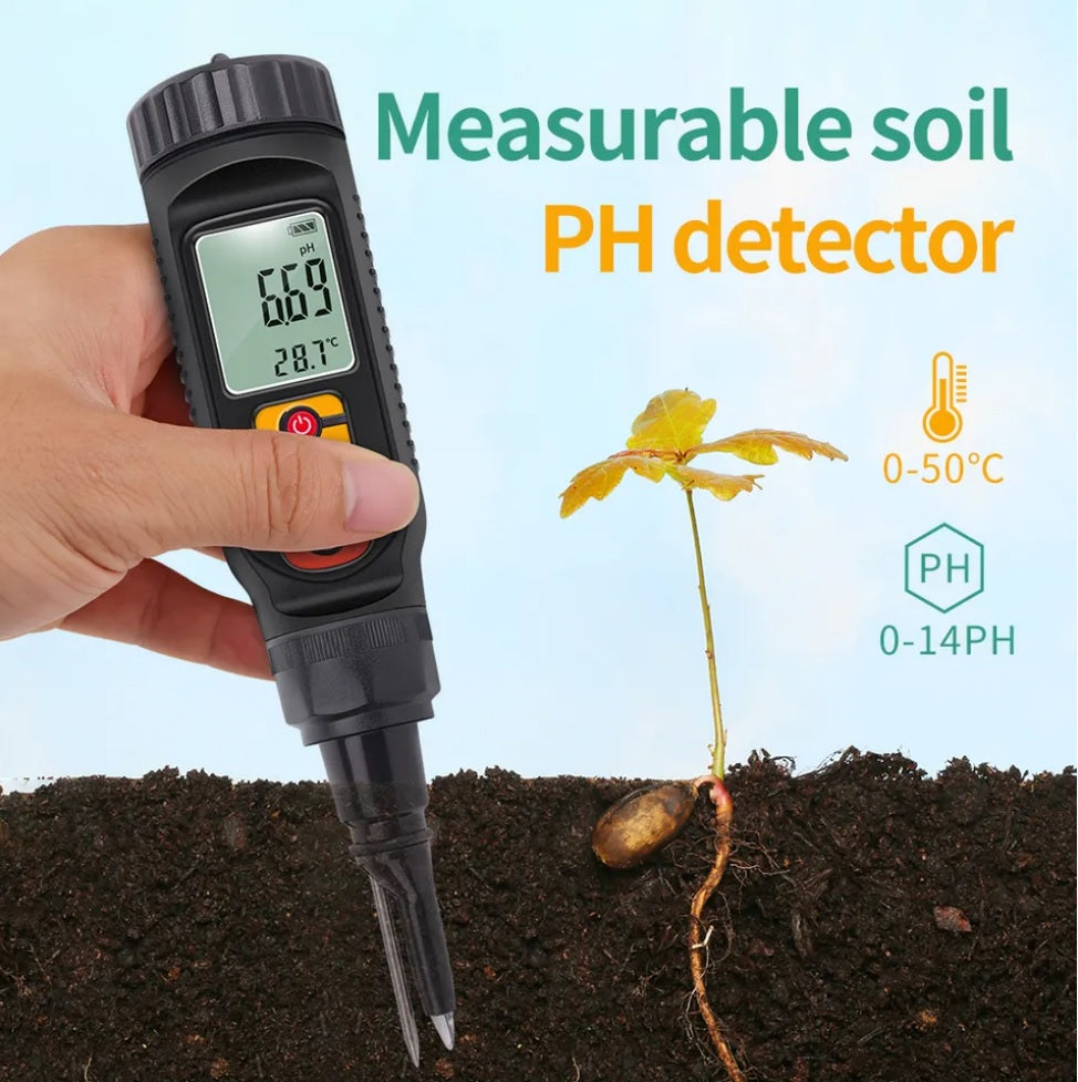 3 in 1 Water Soil Condition Tester Food PH/EC/Temperature Portable Tester (PH86)