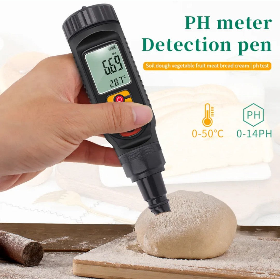 3 in 1 Water Soil Condition Tester Food PH/EC/Temperature Portable Tester (PH86)