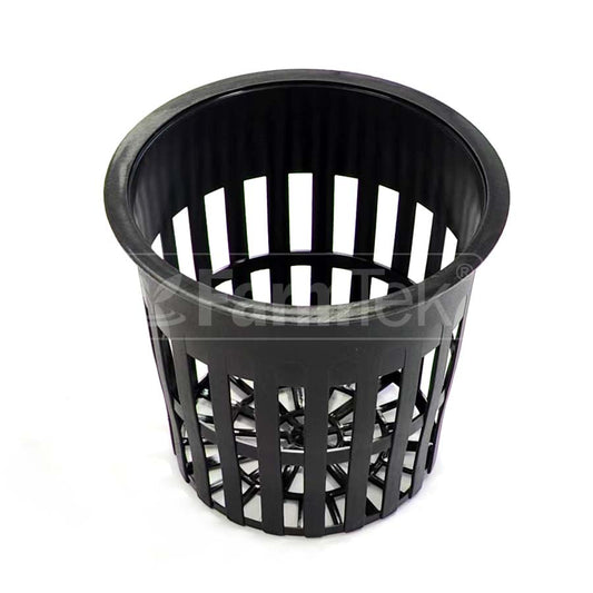 10pcs 3" Black Hydroponic Net Pots Mesh Pots Baskets Aeroponic
