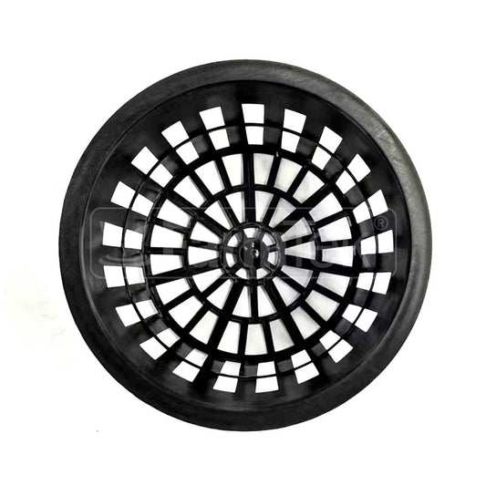 10pcs 3" Black Hydroponic Net Pots Mesh Pots Baskets Aeroponic