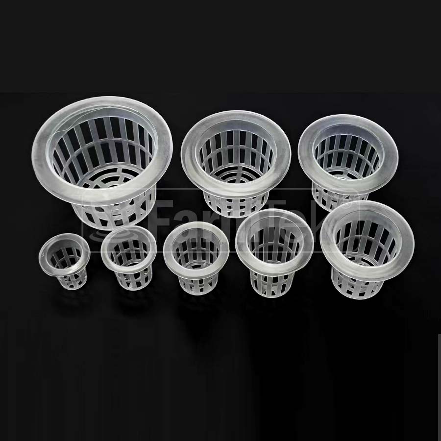 10pcs #100 Hydroponic Net Pots 100mm Mesh Pots Baskets Aeroponic